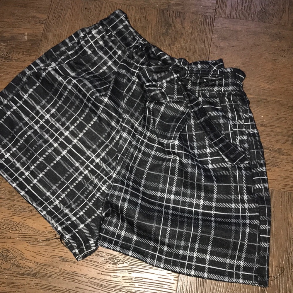 Plaid shorts